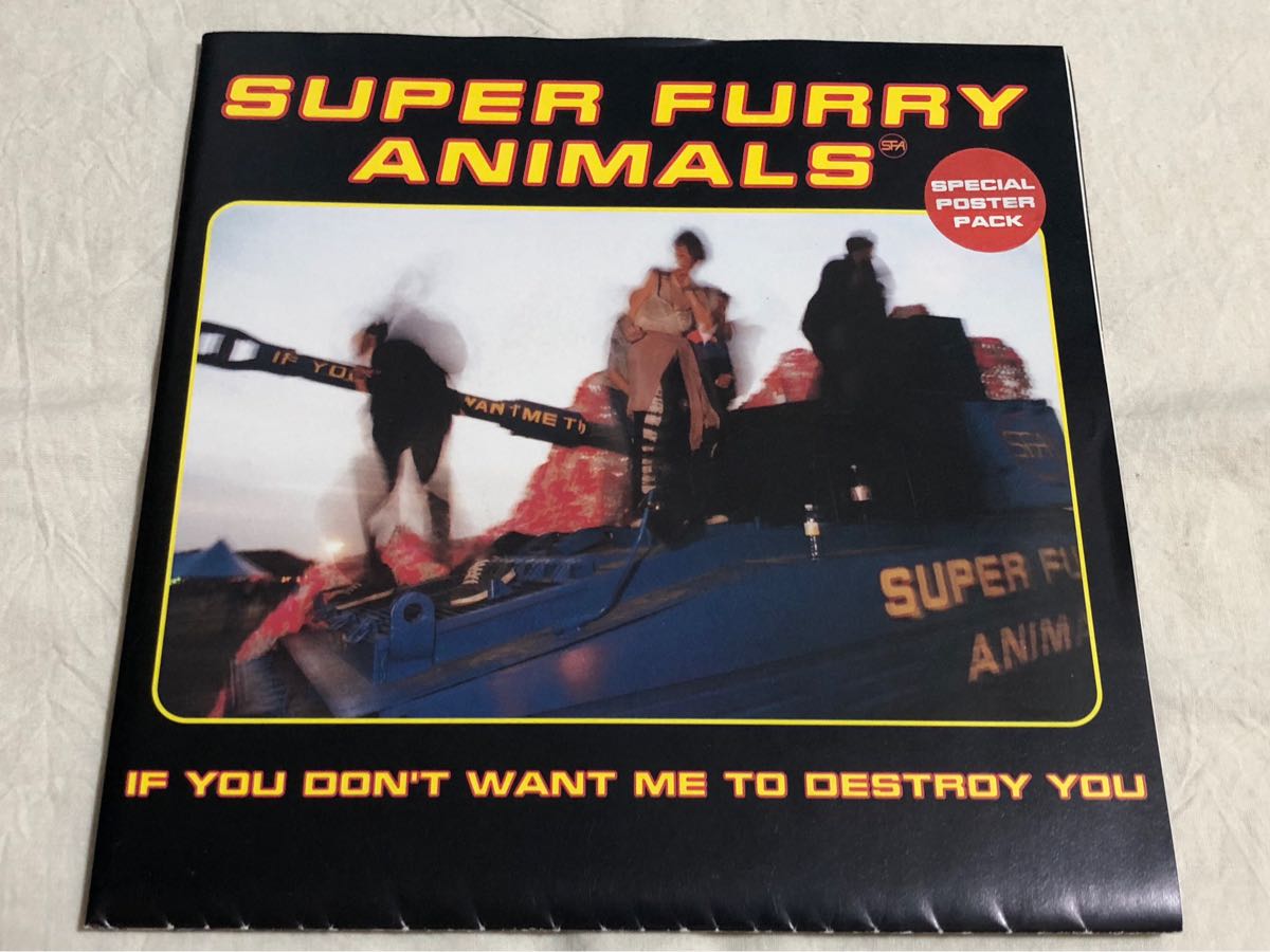 SUPER FURRY ANIMALS★IF YOU DON'T WANT ME TO DESTROY YOU★CRE243★7インチ★スーパーファーリーアニマルズ_画像1