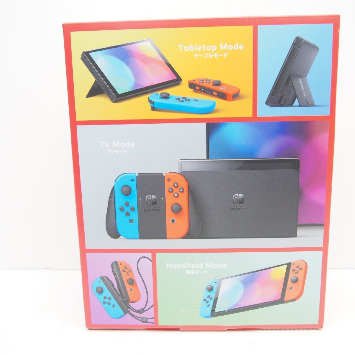 未使用品 Nintendo Switch 有機ELモデル Joy-Con(L) ネオンブルー/(R) ネオンレッド ゲーム機 ∴WE760  JChere雅虎拍卖代购