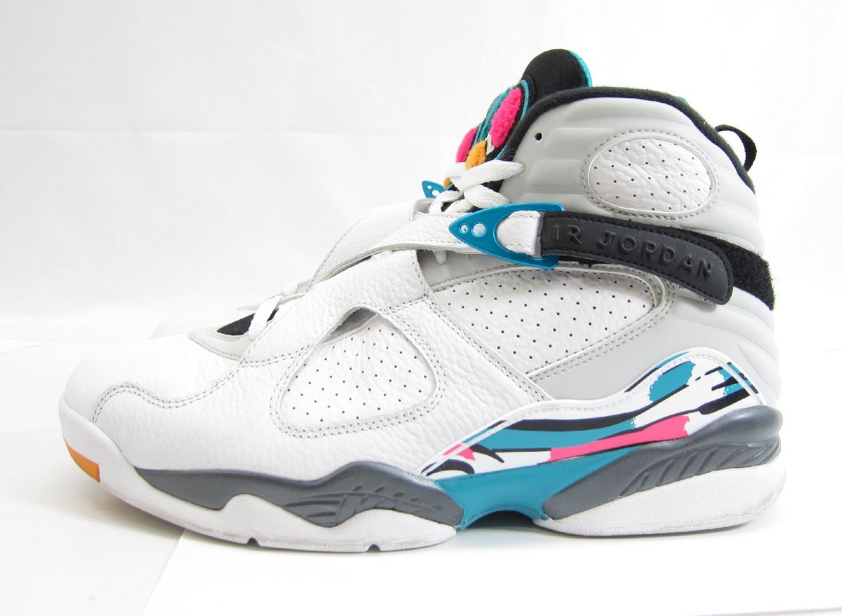 NIKE ナイキ AIR JORDAN 8 RETRO 305381-113 SIZE:US10.5 28.5cm メンズ スニーカー 靴 □UT9774_画像3