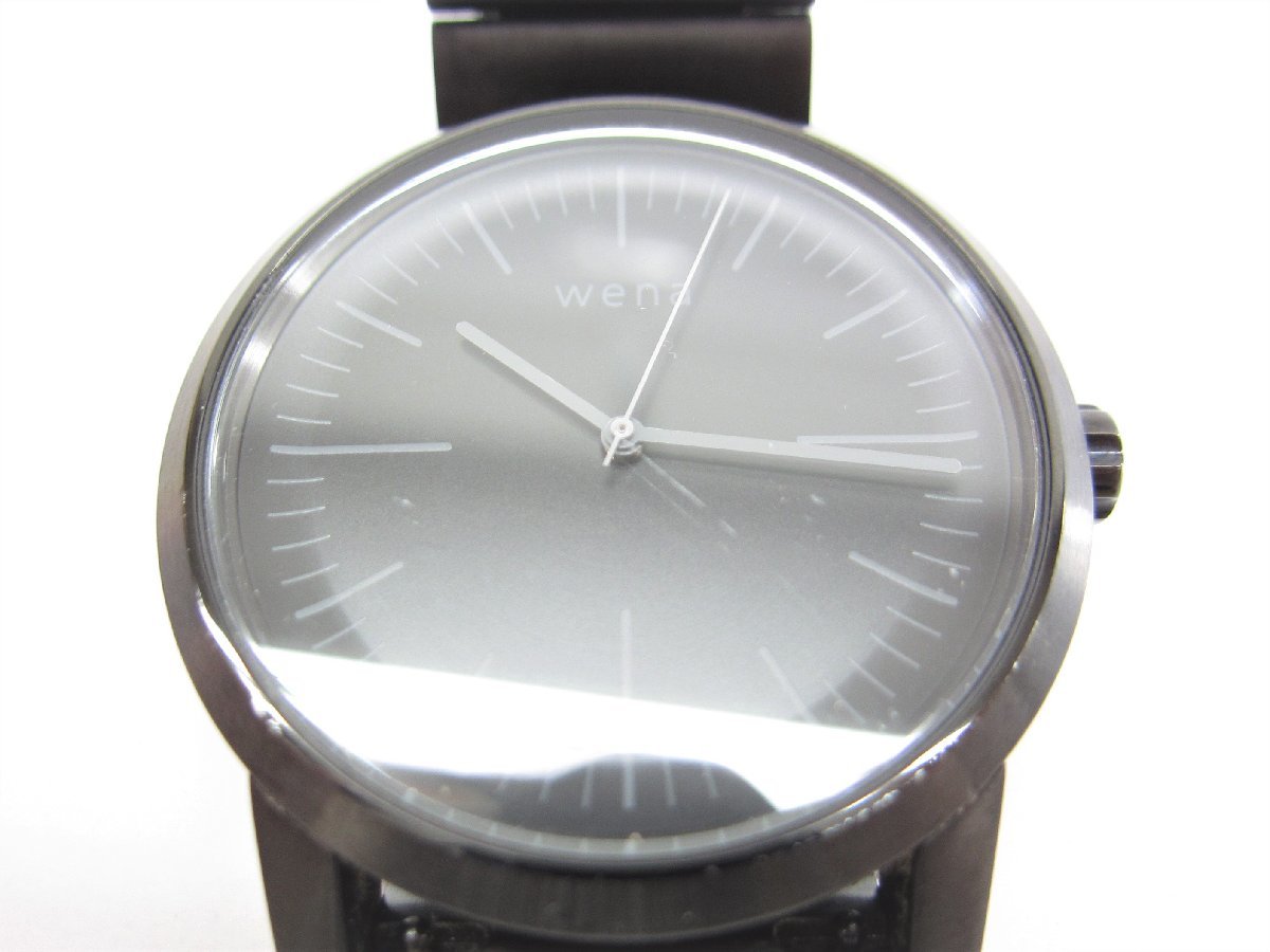 WENA WN-WT01B-H Three hands model スマートウォッチ 腕時計 ∠UA9965_画像8