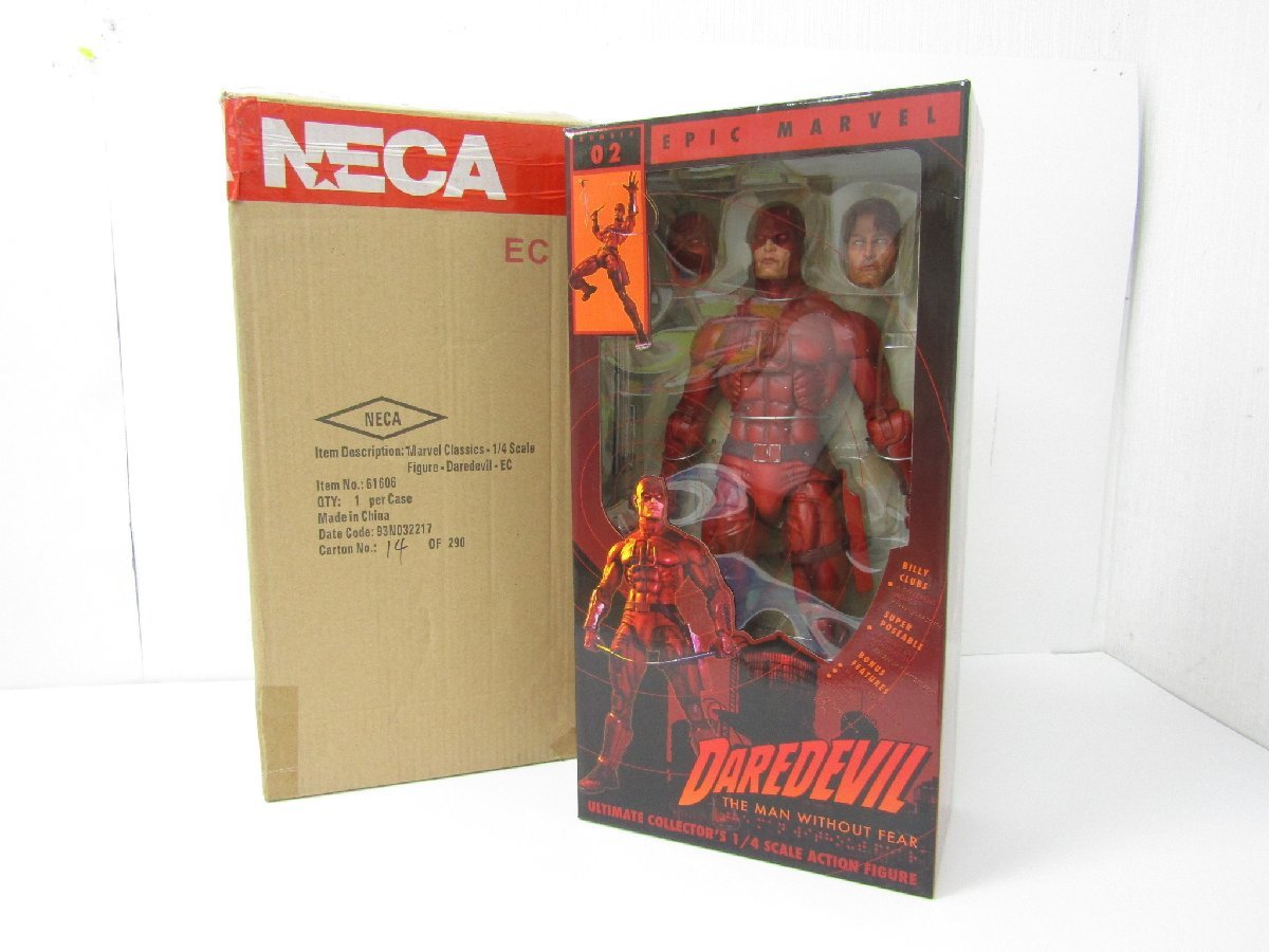 未開封 NECA ネカ マーベルコミックス/ デアデビル 1/4 アクション