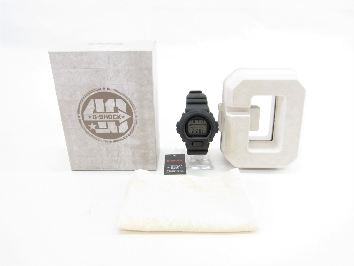 CASIO カシオ G-SHOCK DW-6640RE-1JR 40th Anniversary REMASTER BLACK 腕時計 ∠UA9979