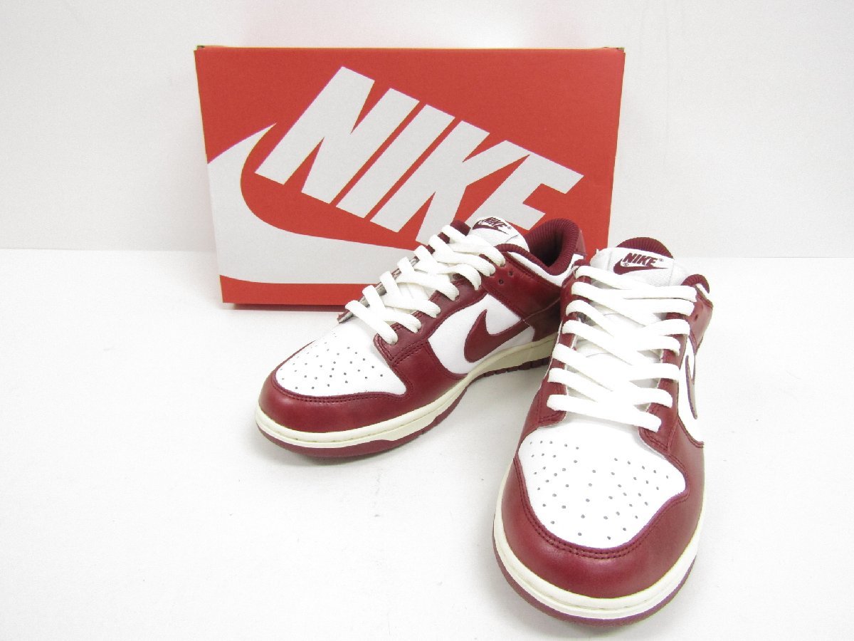 NIKE WMNS DUNK LOW PRM TEAM RED AND WHITE/FJ4555-100 SIZE:26cm ナイキ スニーカー 靴 ≡SH6511