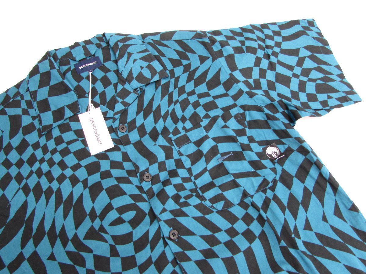 新しい季節 SHIRT SS TEXTILE T&C ディセンダント DESCENDANT オープンカラーシャツ ∥FG6412 SIZE:L 半袖 半袖シャツ