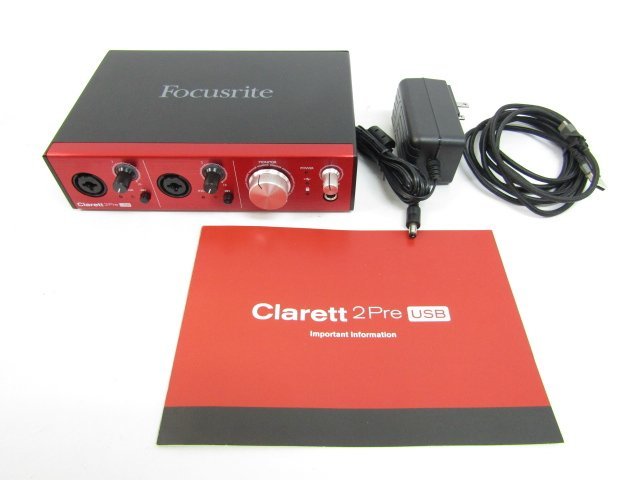 Focusrite Clarett 2 Pre USB オーディオインターフェース ○A4411