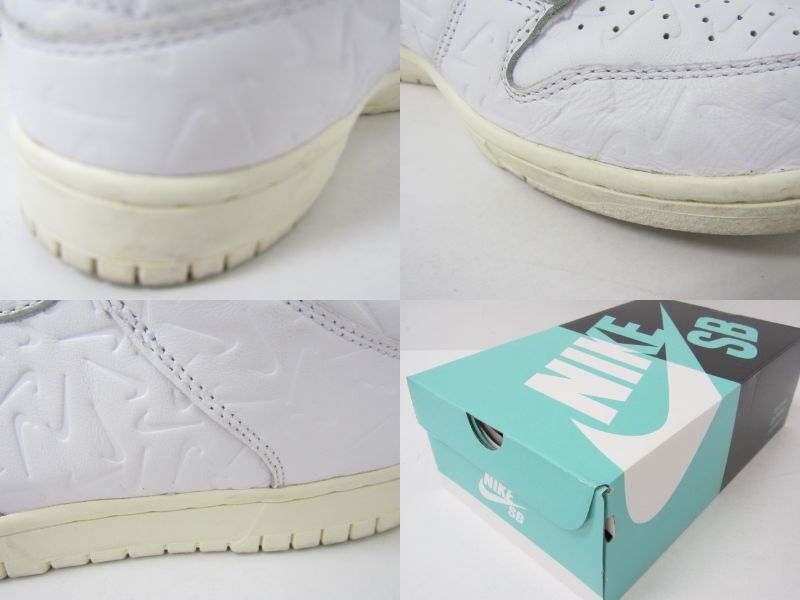 BEN-G × NIKE SB DUNK LOW OG QS 2 ”WHITE/GREEN”/CU3846-100 SIZE:26.5cm ナイキ スニーカー 靴 ≡SH6528_画像9