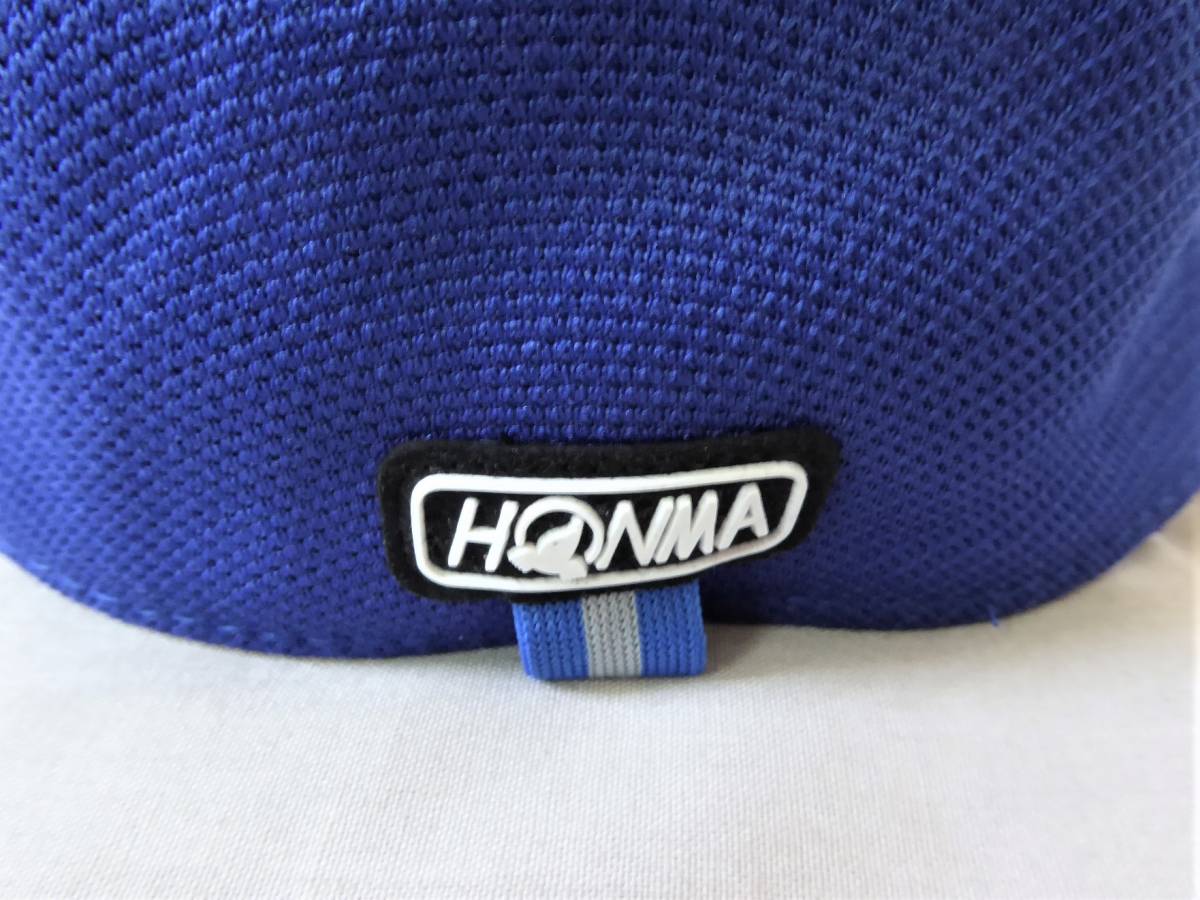 HONMA GOLF 本間 ゴルフ 日本正規品 ホンマ ゴルフキャップ　藍色　58cm　②_画像3