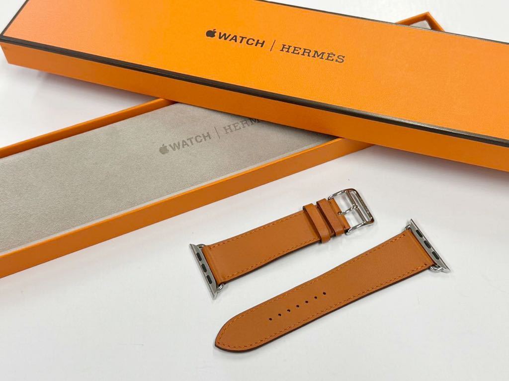 ☆即決 美品 純正 Apple Watch Hermes 45mm 44mm ヴォー スイフト