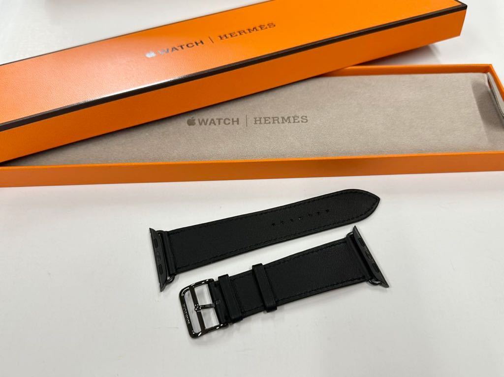 ☆ほぼ未使用 即決 Apple Watch Hermes 45mm 44mm ブラック 黒