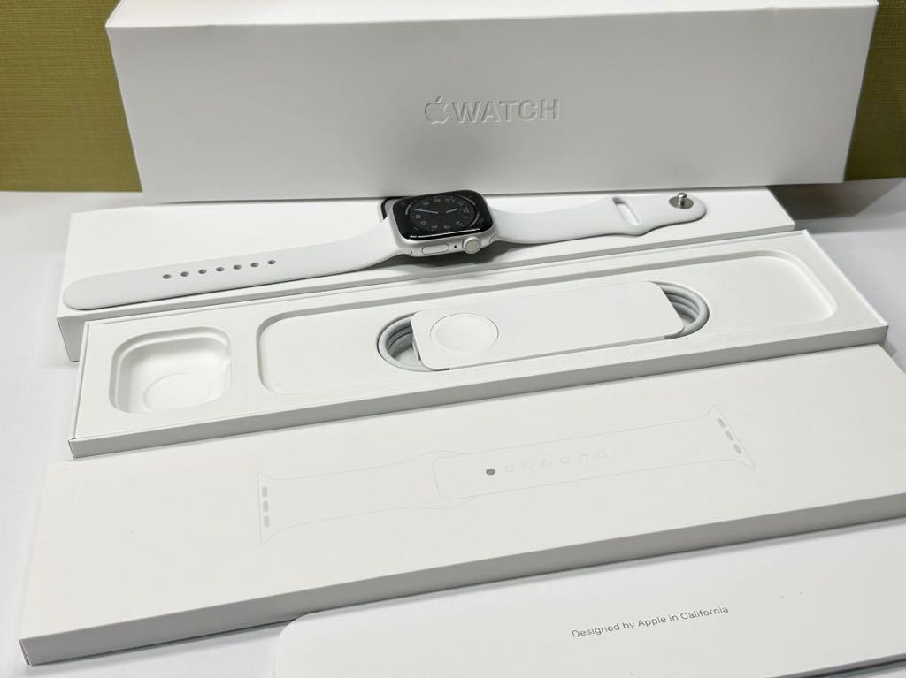 ☆即決 ほぼ未使用 Apple Watch series8 41mm シルバーアルミニウム