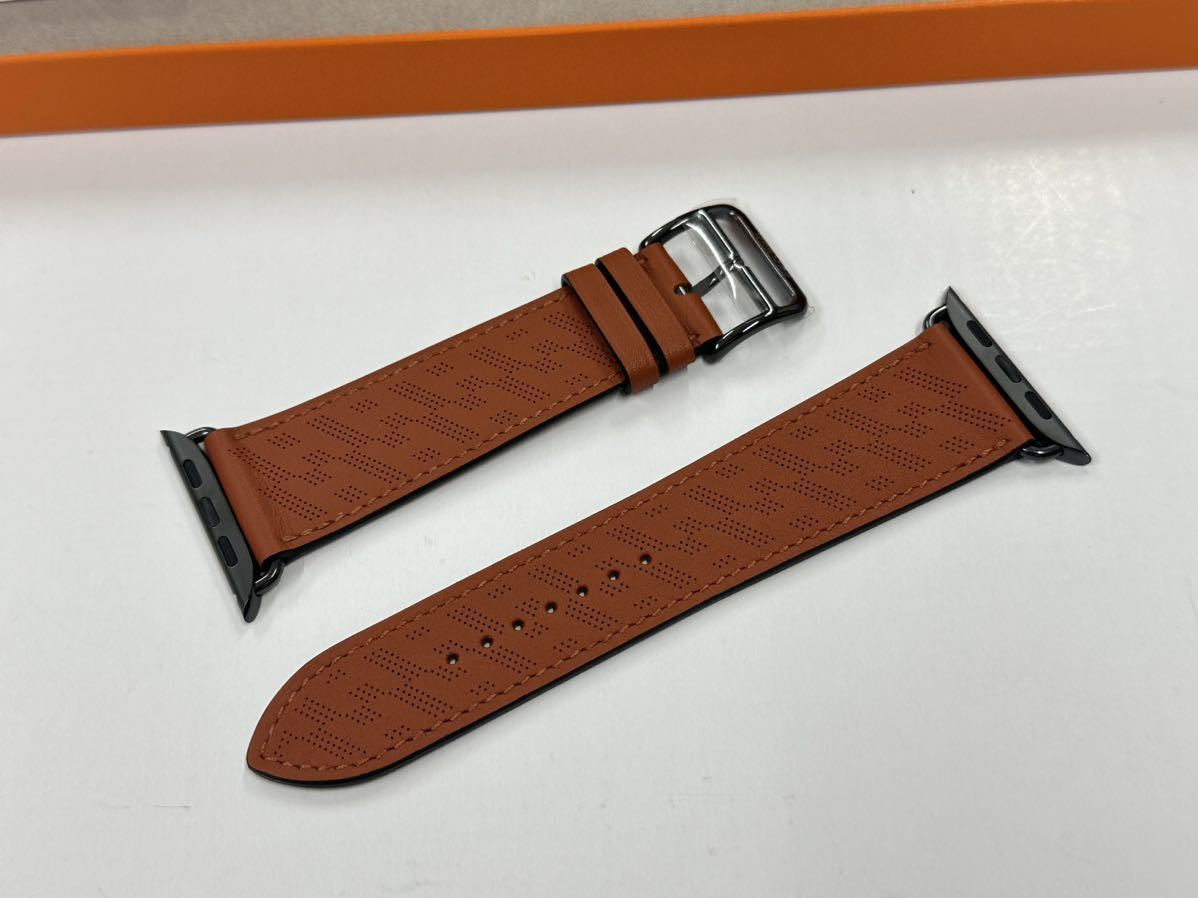 ☆即決 未使用 キュイーヴル Hディアゴナル Apple watch HERMES 45mm