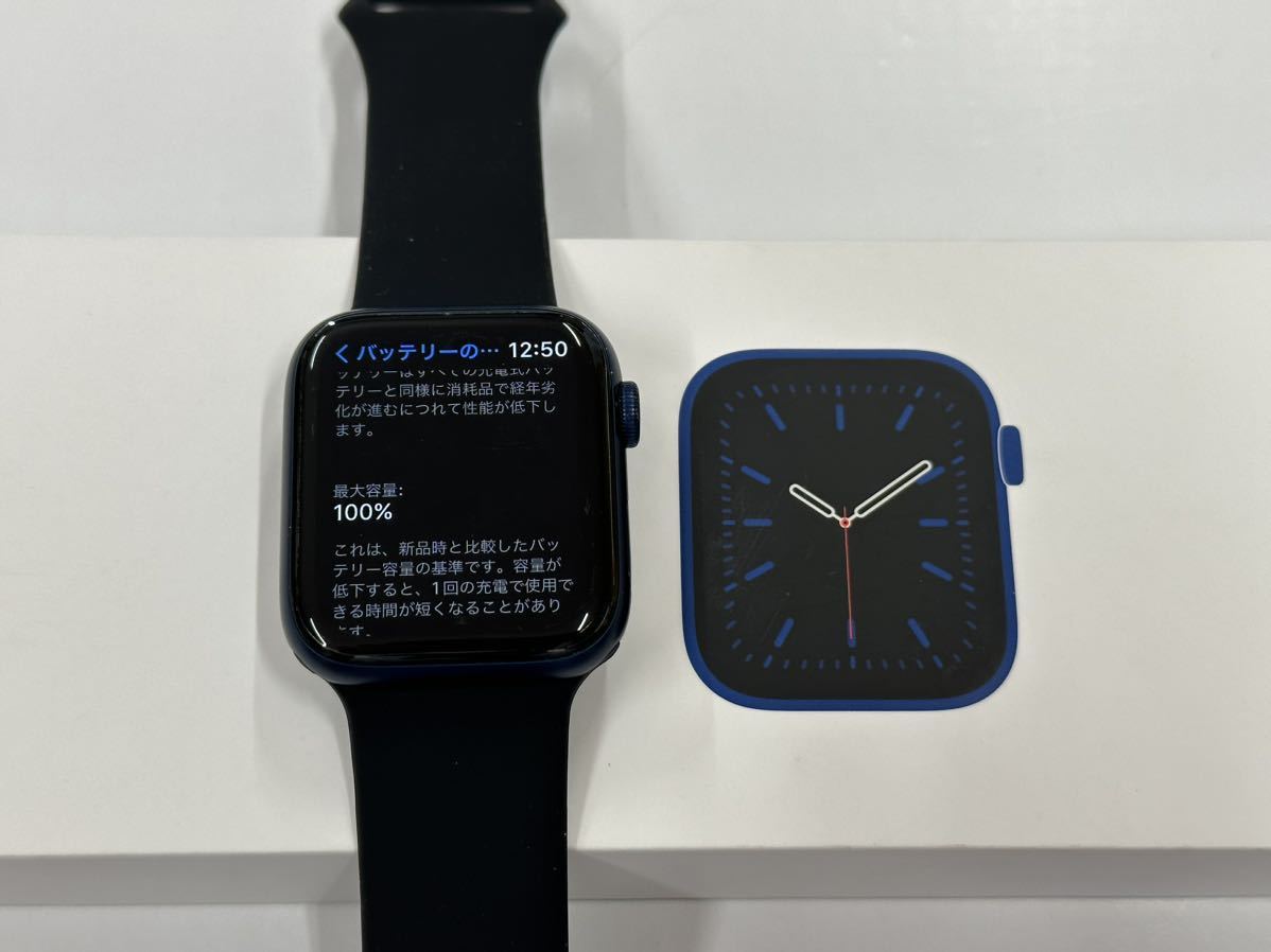 即決 バッテリー100% Apple Watch series6 44mm アップルウォッチ GPS
