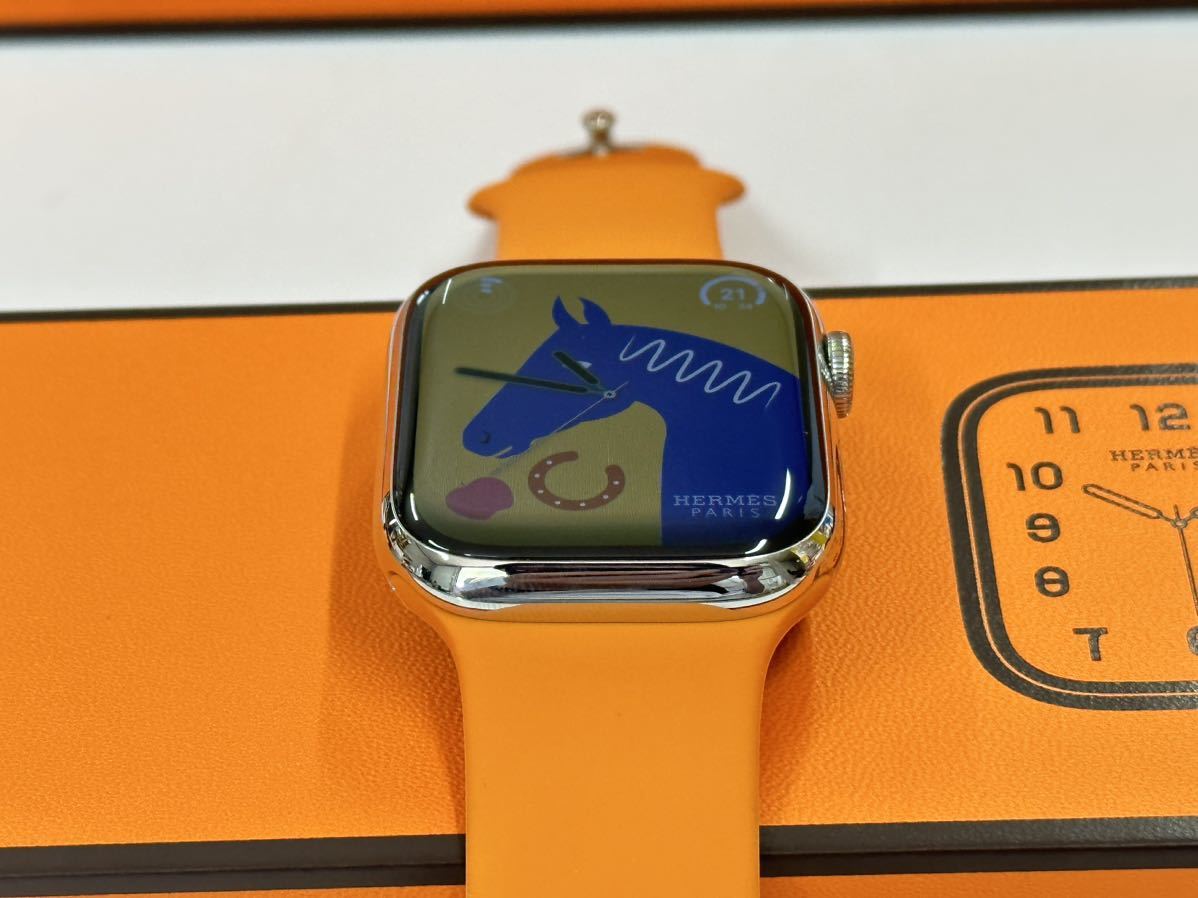 ☆即決 美品 Apple Watch series8 HERMES 45mm アップルウォッチ