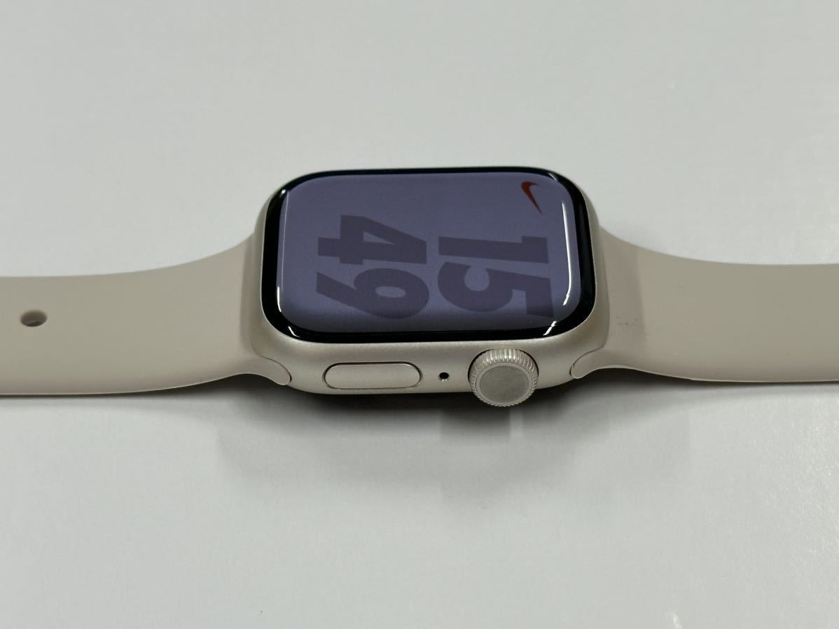 ☆即決 ケア+ バッテリー95% Apple Watch Series7 41mm スターライト