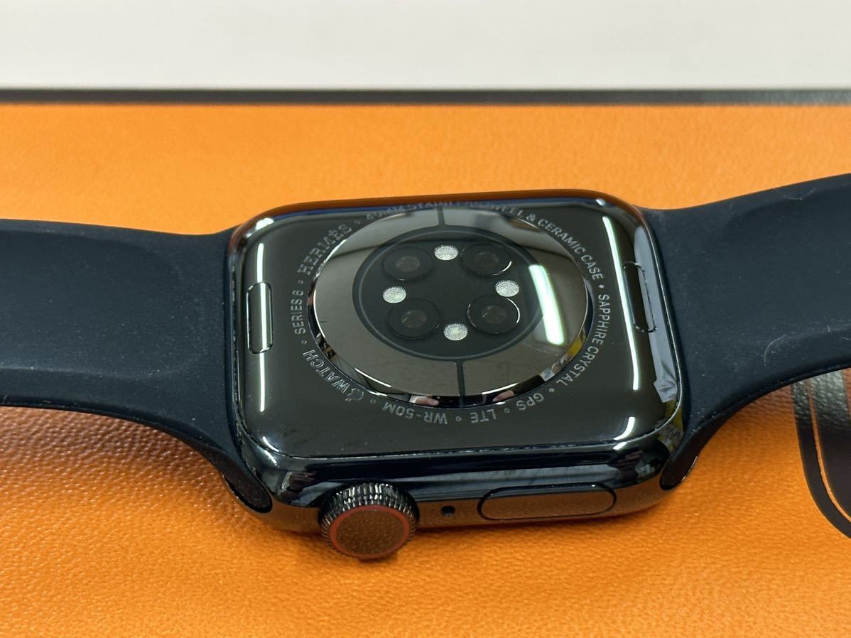 ☆即決 美品 Apple Watch series6 HERMES 40mm アップルウォッチ 黒