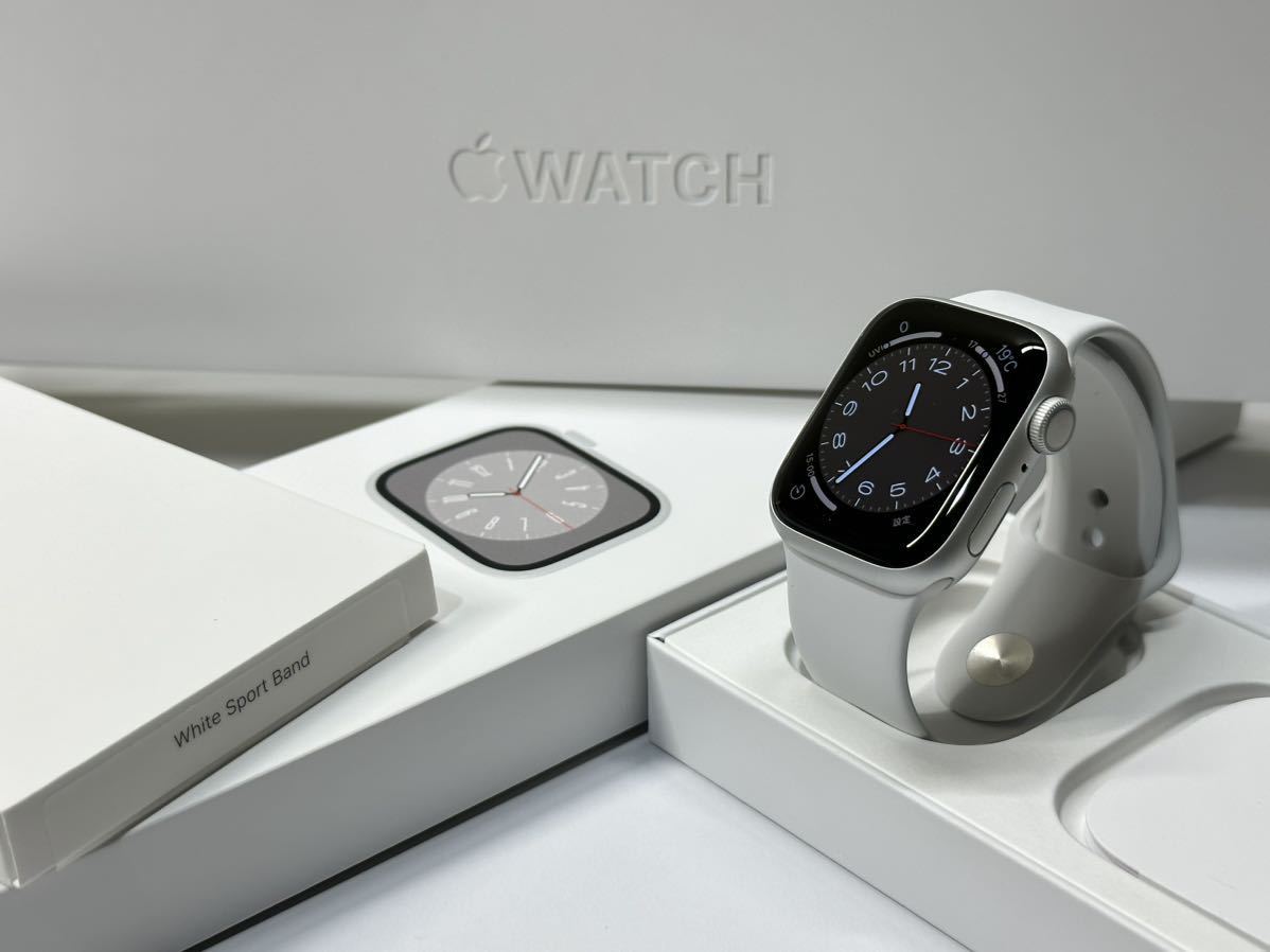 即決 ほぼ未使用 Apple Watch series8 41mm シルバーアルミニウム