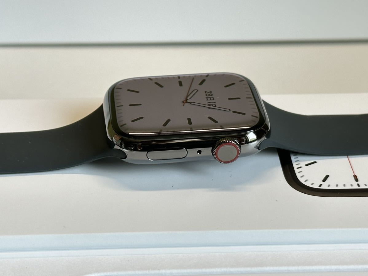☆即決 美品 Apple Watch series7 45mm グラファイトステンレス