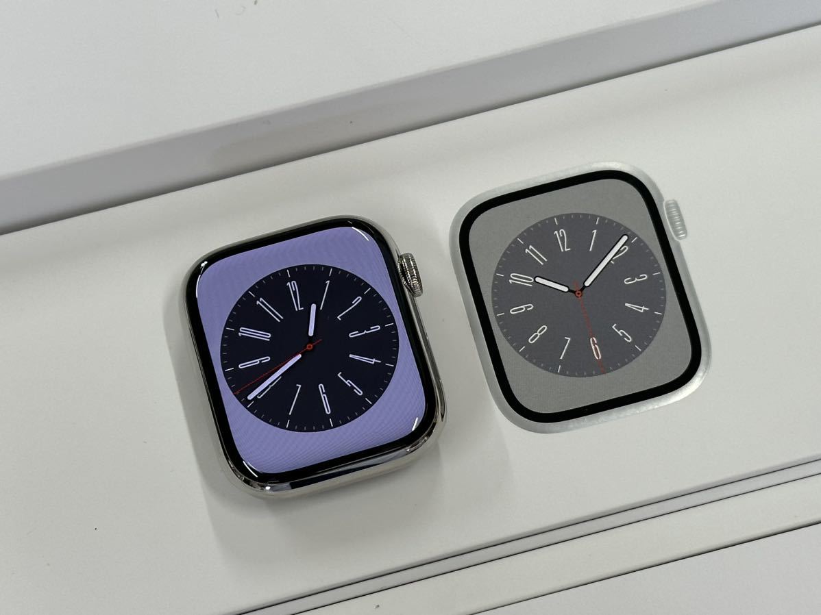 ☆即決 超美品 Series8 バッテリー100% Apple Watch 45mm シルバー
