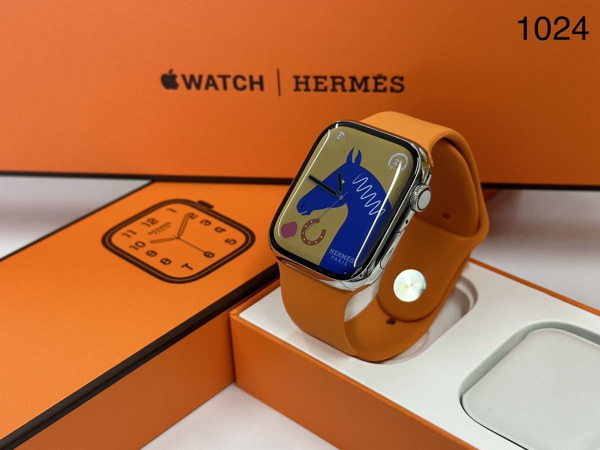 ☆即決 美品 Apple Watch series8 HERMES 45mm アップルウォッチ