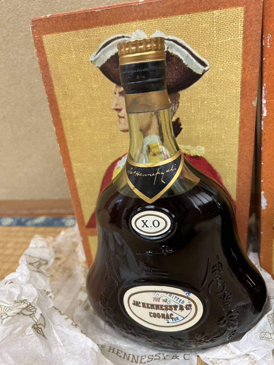 ☆未開栓☆3本セットJAs.Hennessy X.O ジャズヘネシー XO 金キャップ