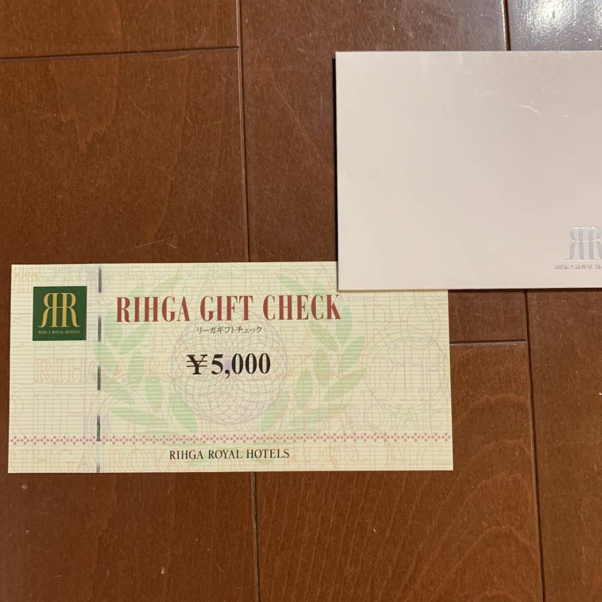  Lee ga подарок проверка Lee ga Royal отель сертификат на обед RIHIGA GIFT CHECK 5000 иен минут 