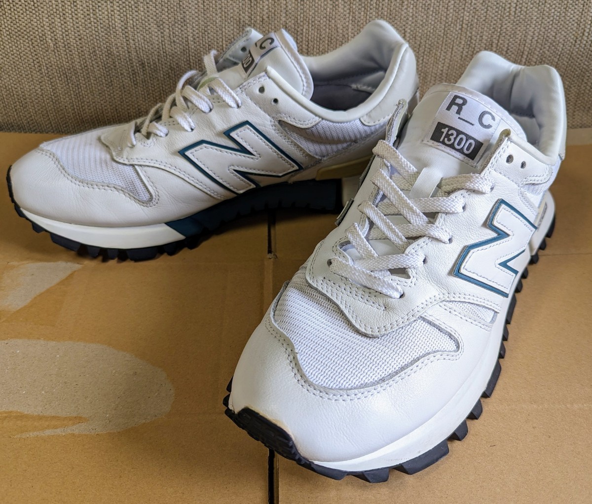 NEW BALANCE MS WG WHITE ニューバランス MS ホワイト 中古 箱