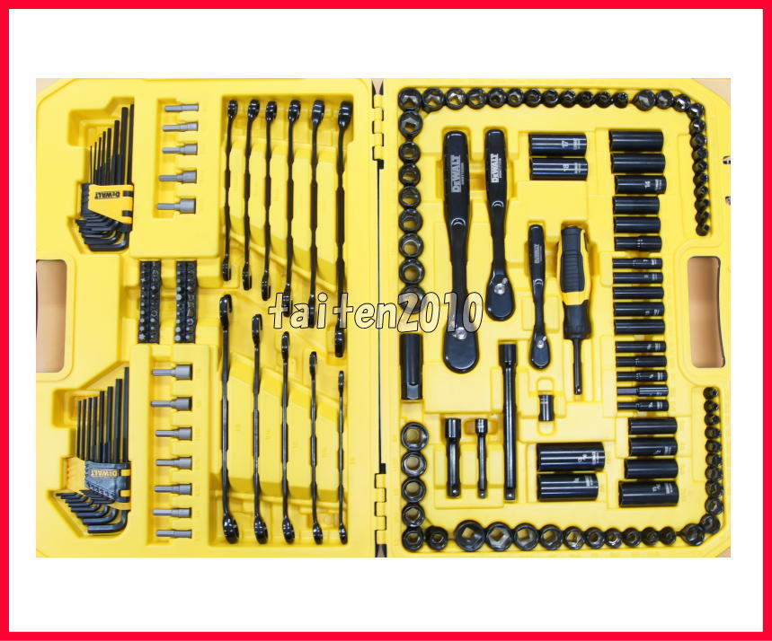 新品!最新/デウォルトDEWALT 184ピース!ミリ!インチ工具セット 新品!最新/デウォルトDEWALT 184ピース!ミリ!インチ工具セット