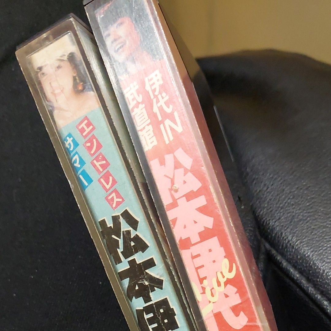 (Q001)カセットテープ　松本伊代　エンドレスサマー　伊代IN武道館　2本まとめ売り(激レア)