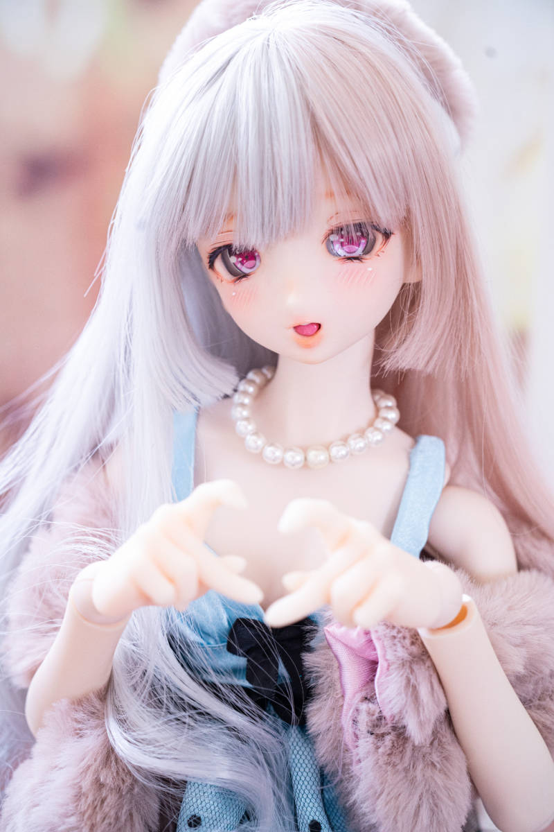 きゃとろん*DDH-06SW肌 ソフビ盛り開口カスタムヘッド+ 自作アイ2 きゃとろん*DDH-06SW肌 ソフビ盛り開口カスタムヘッド+ 自作アイ2