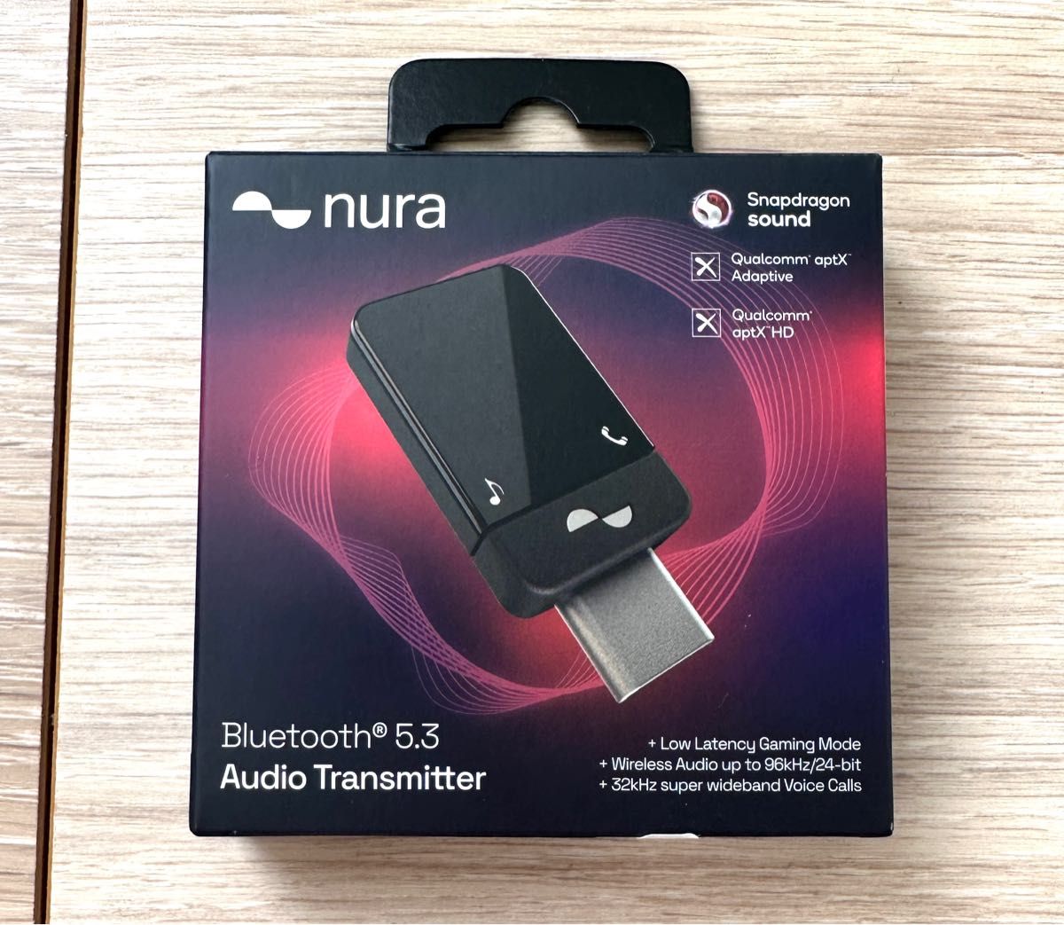 Nura Bluetooth 5.3 オーディオ トランスミッター-