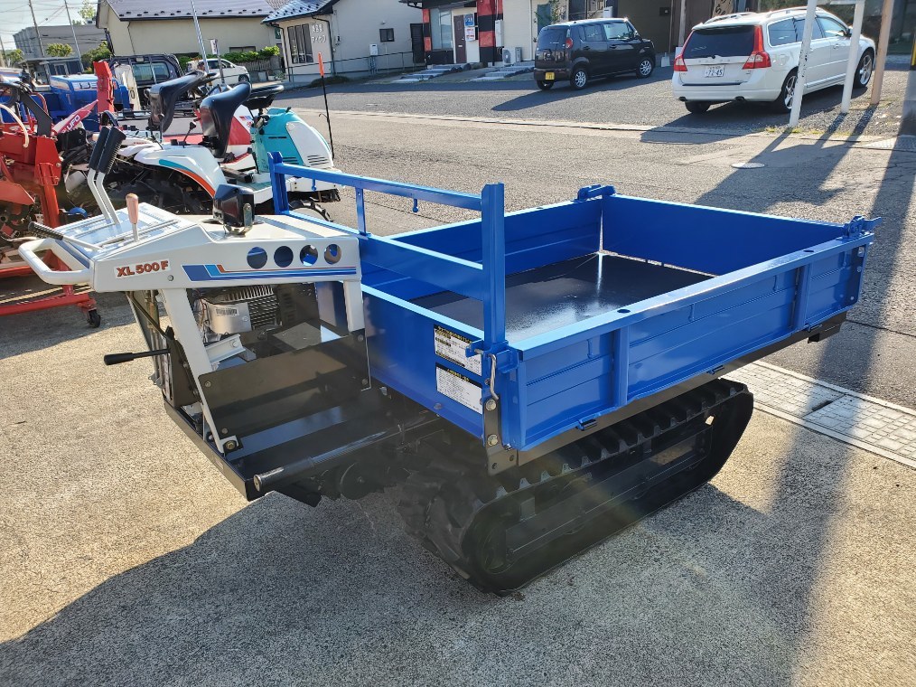 宮城発】シコク クローラー運搬車 XL-500 (手動ダンプ式・450kg積み