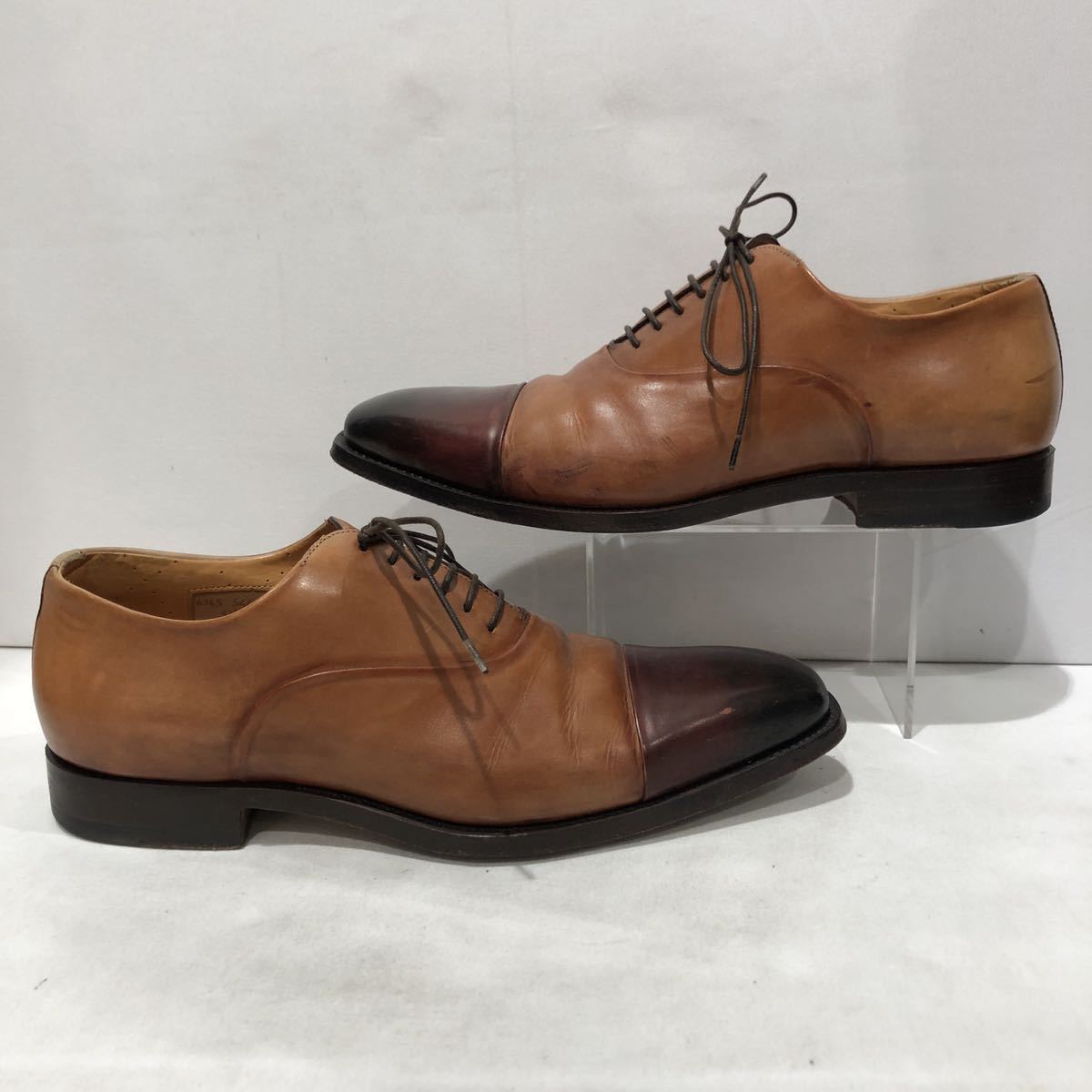 【Santoni】 シューズ サントーニ 44 茶 ブラウン レザー 6365 ts202403_画像6