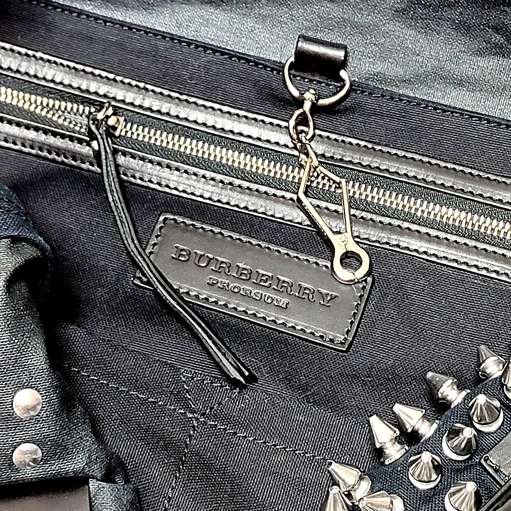 超激レア★スタッズ★BURBERRY PRORSUM★バッグ★バーバリープローサム★バーバリー プローサム★イタリア製★Stud Studded Bag ライダース_画像9