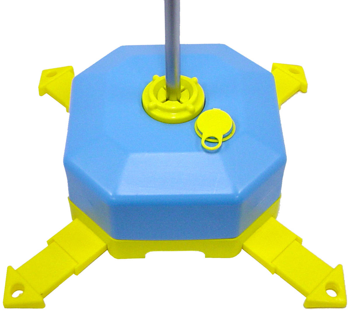 [6663] скользящий основа тип примечание вода type paul (pole) подставка голубой / желтый 33×33×18 не использовался товар 