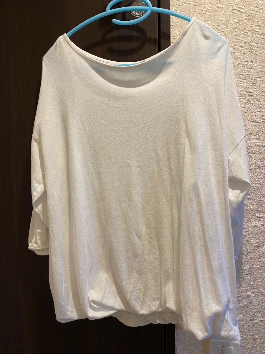 moussy マウジー　トップス　カットソー　白