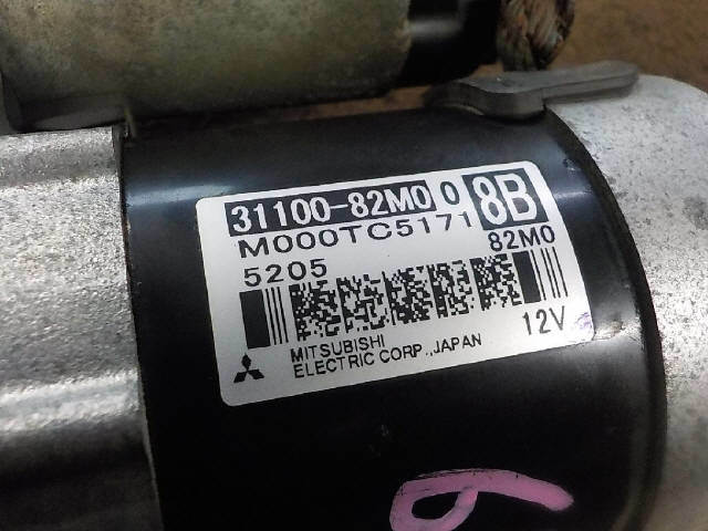 【送料込】 H27年 NV100クリッパバン HBD-DR17V セルモーター R06A 23300-4A01C [ZNo:02007601] 64716_画像2