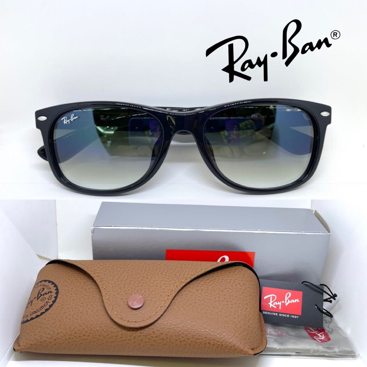 Ray Ban レイバン サングラス RB2132-F 901/A ブラック NEW WAYFARER ニューウェイファーラー RayBan サングラス RB2132-F NEW WAYFARER 901