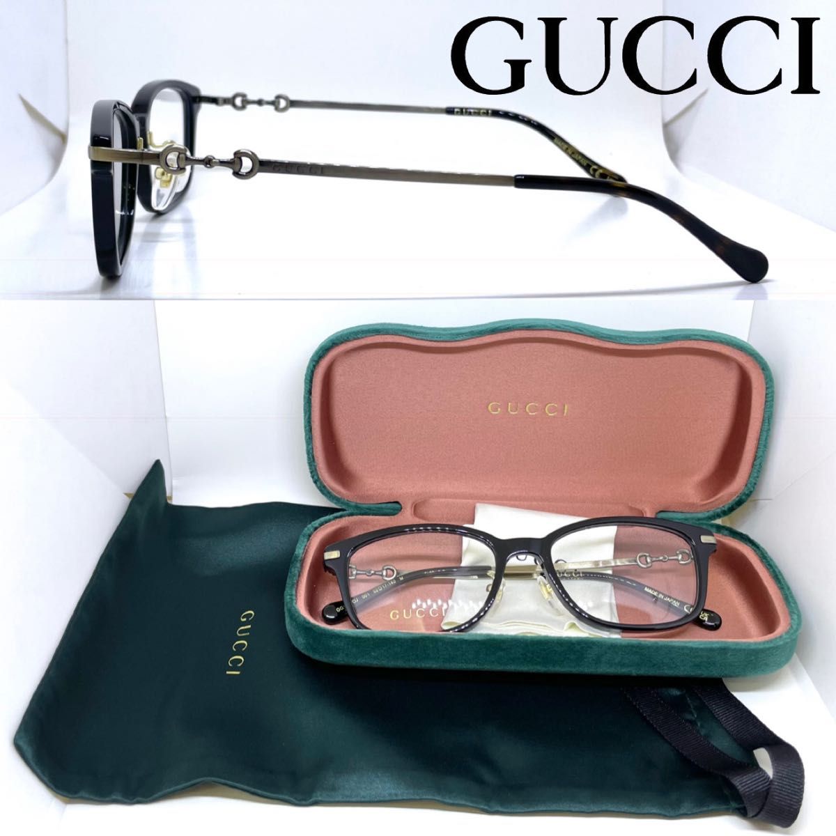 GUCCI グッチ メガネ フレーム GG1129OJ 001 ブラック | escolalf.com.br