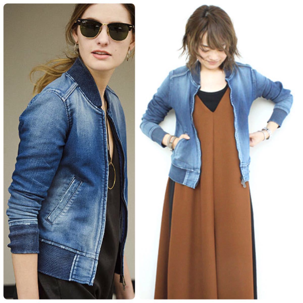 YANUK ヤヌーク DENIT デニム ジャケット BOMBER 新品 XSサイズ