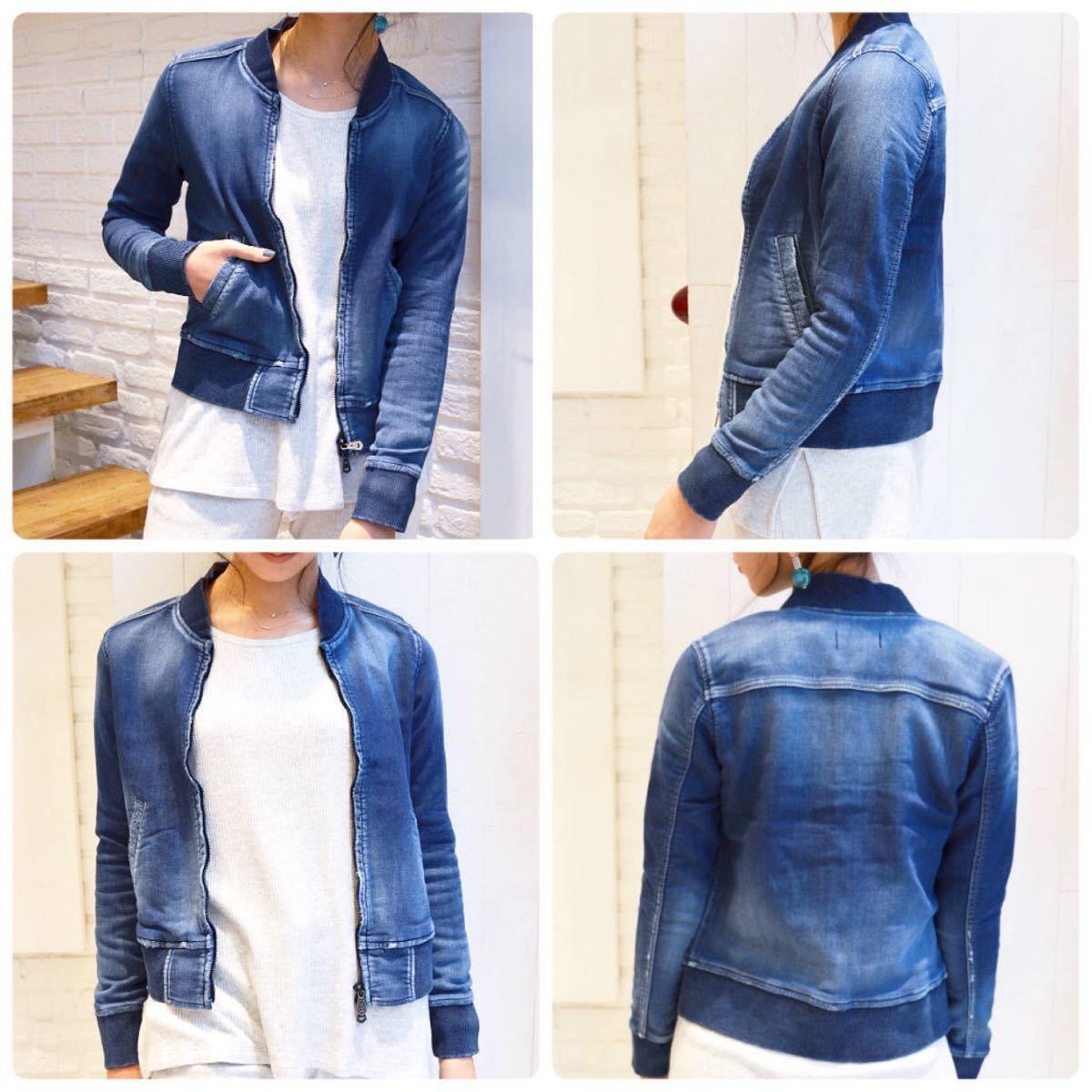 YANUK ヤヌーク DENIT デニム ジャケット BOMBER 新品 XSサイズ