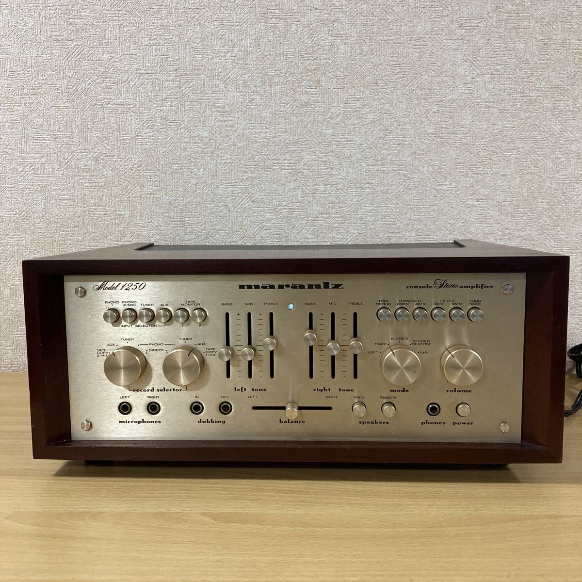 代購代標第一品牌－樂淘letao－MARANTZ マランツMODEL NO. 1250 アンプ