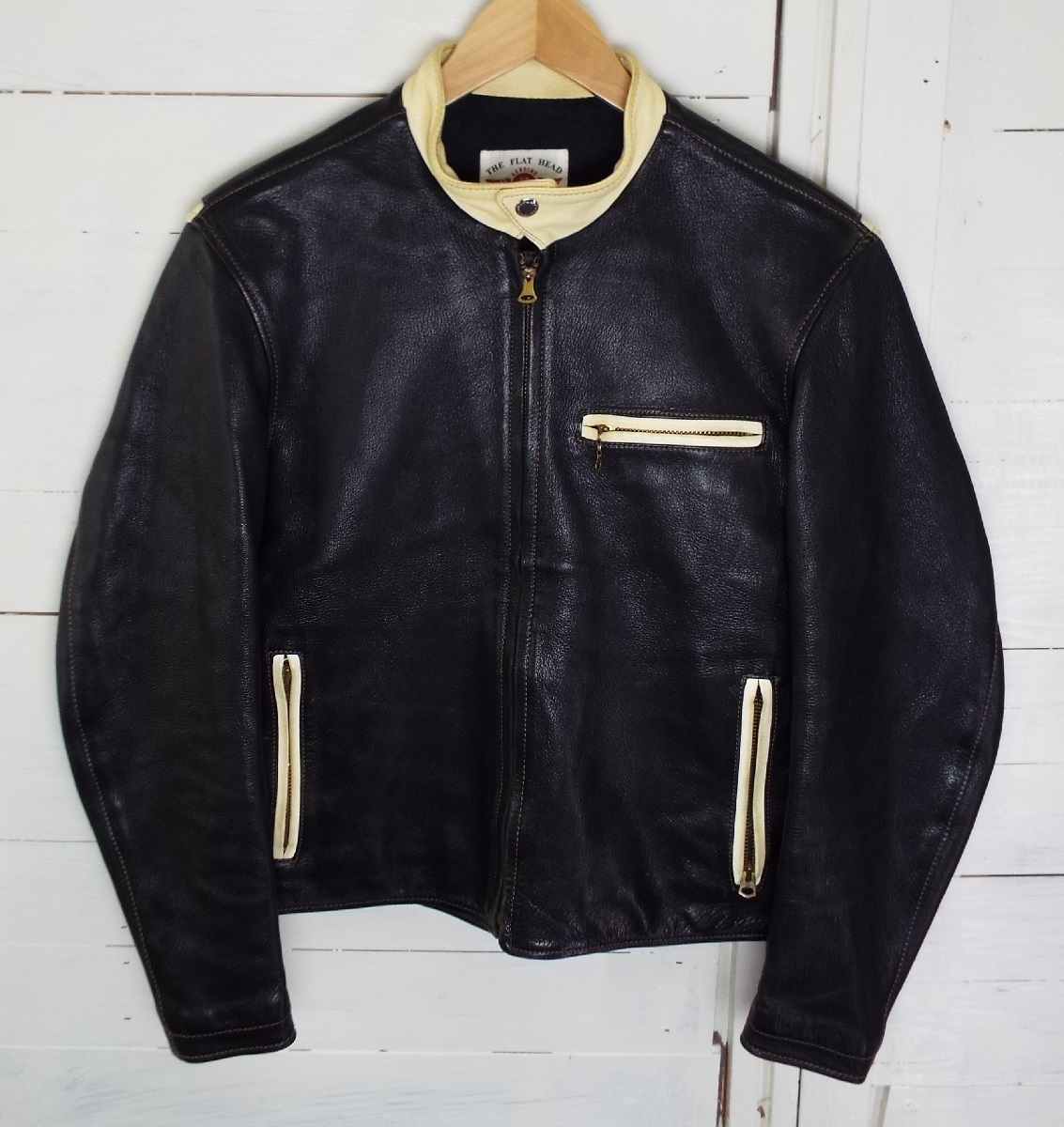 T1590〇THE FLAT HEAD(フラットヘッド)ディアスキン シングル