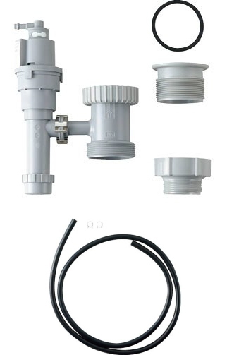 LIXIL・INAX（リクシル・イナックス）　電気温水器用排水金具　キッチン用　1.5インチ(40A)・2インチ（50A）排水管兼用　EFH-6MK