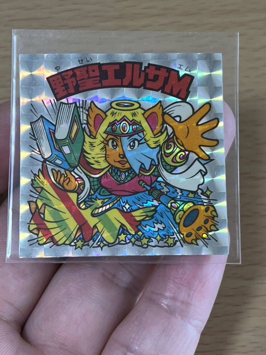 超美品 野聖エルサM 本 アイス版 旧ビックリマン ヘッド シール