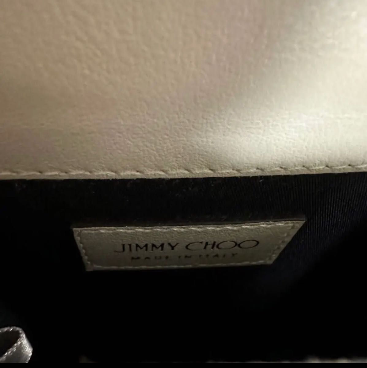 JIMMYCHOO ジミーチュウ 星 スタースタッズホワイトスマホショルダー