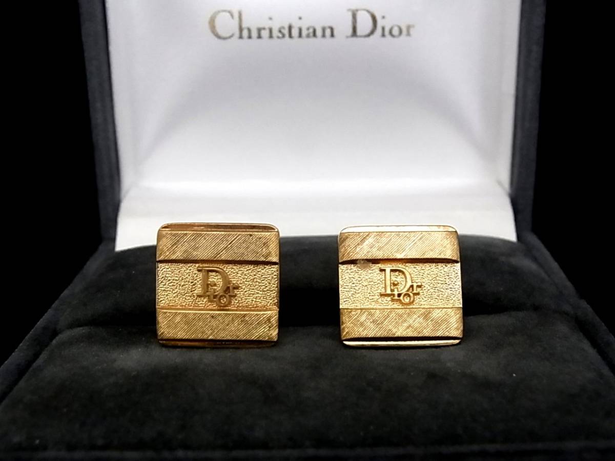 *N4487*# beautiful goods #[Dior] Dior [ Gold ]# cuffs!
