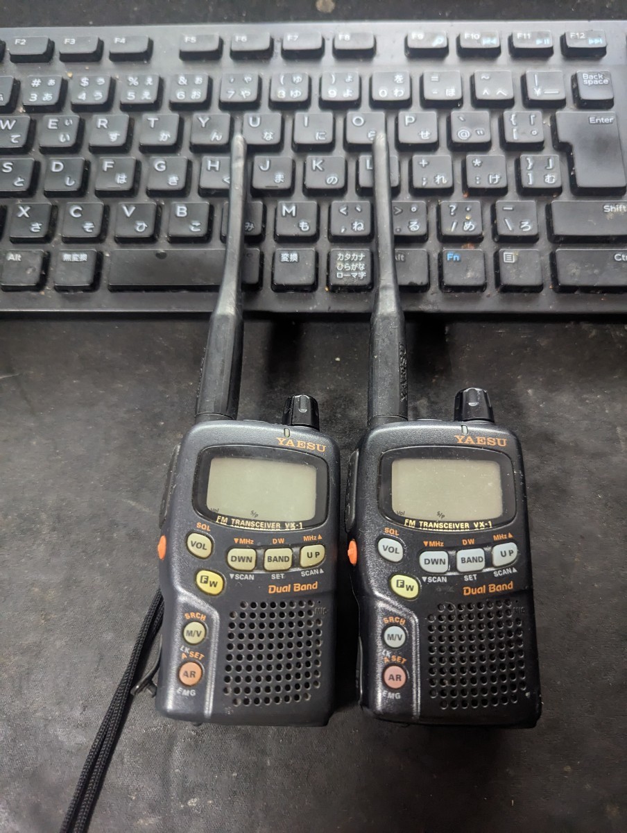 ヤエス vx-1 vx-1r 2台 まとめて 無線機 ハンディ機
