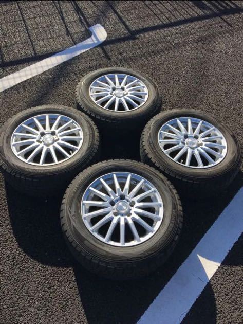 ヴェゼル引取り歓迎スタッドレス4本ダンロップウィンターマックス215