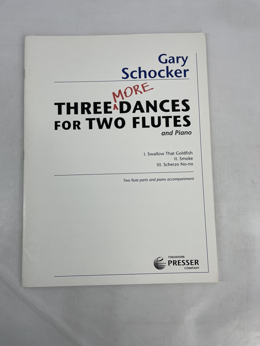 ■【Gary Schocker楽譜２冊セット】Flute Pieces With Piano / three Dances for two Flutesand Piano ゲイリーショッカー　フルート楽譜_画像7
