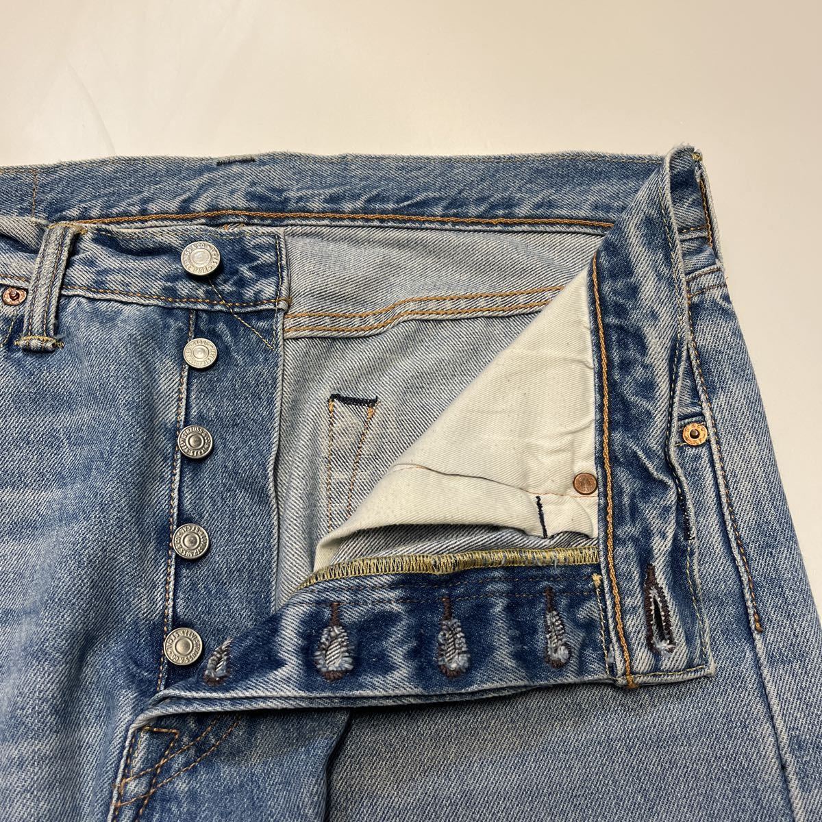 Levi’s リーバイス 501CT カスタマイズド＆テーパード 12.5oz.コーンデニム ジーンズ ライトユーズド 18173-0049 W31 L32_画像6